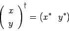 ((J\(Bbegin{array}{c} x(J\\(By (J\(Bend{array})^$B