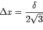 $B&$(J x={$B&D(J/ 2\sqrt{3}}