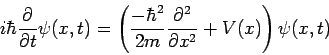 {i\hbar}{\partial/ \partial t}$B&W(J(x,t) = \left( {-\hbar^2/ 2m}{\partial^2/ \partial x^2}+V(x) \right)$B&W(J(x,t)